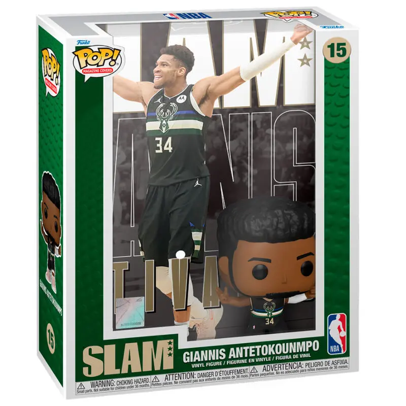 POP figúrka Cover Slam NBA Giannis Antetokounmpo produktová fotografia