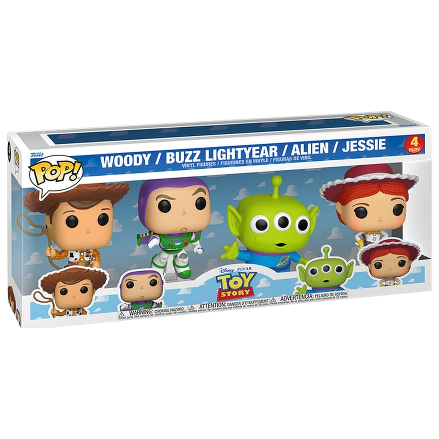 Funko POP balenie 4 figúrok Disney Pixar Toy Story produktová fotografia