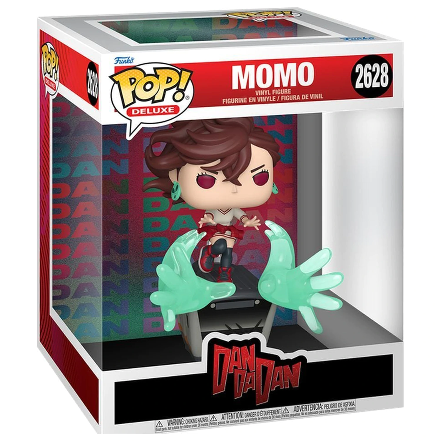 Funko POP figúrka DanDaDan Deluxe Momo with Psychokinetic Hands produktová fotografia