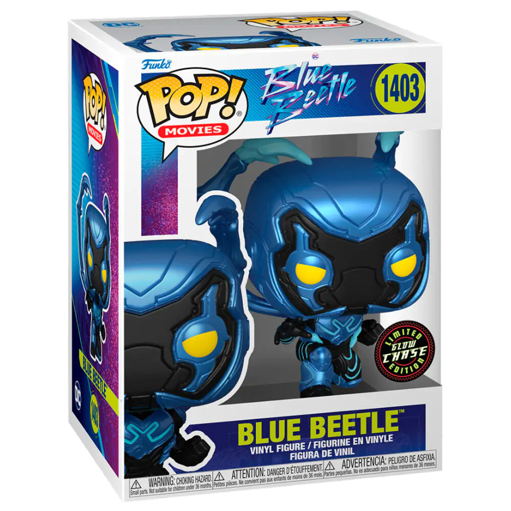 POP figúrka DC Comics Blue Beetle - Blue Beetle Chase [DAMAGED PACKAGE] termékfotó