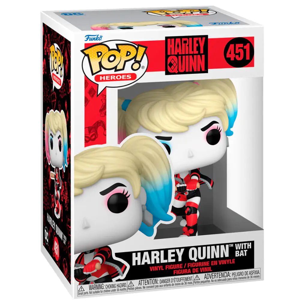 Figúrka POP DC Comics Harley Quinn with Bat produktová fotografia