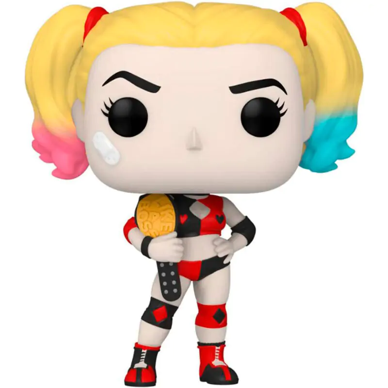 POP figúrka DC Comics Super Heroes Harley Quinn exkluzívne termékfotó