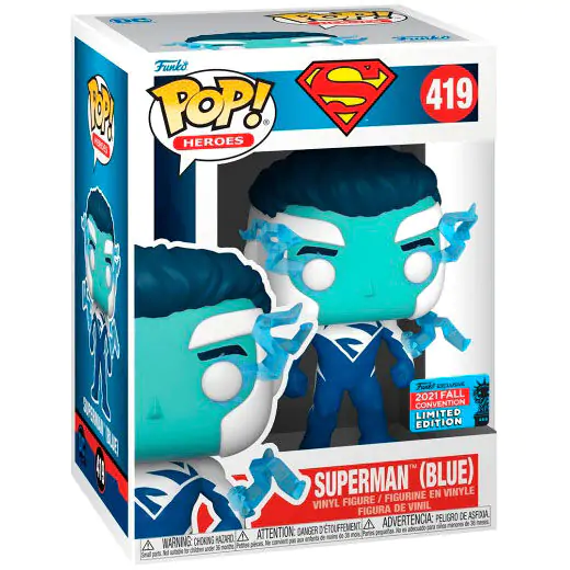 DC Comics POP! figúrka z vinylu Superman (Blue) (NYCC/Fall Con.) 9 cm produktová fotografia