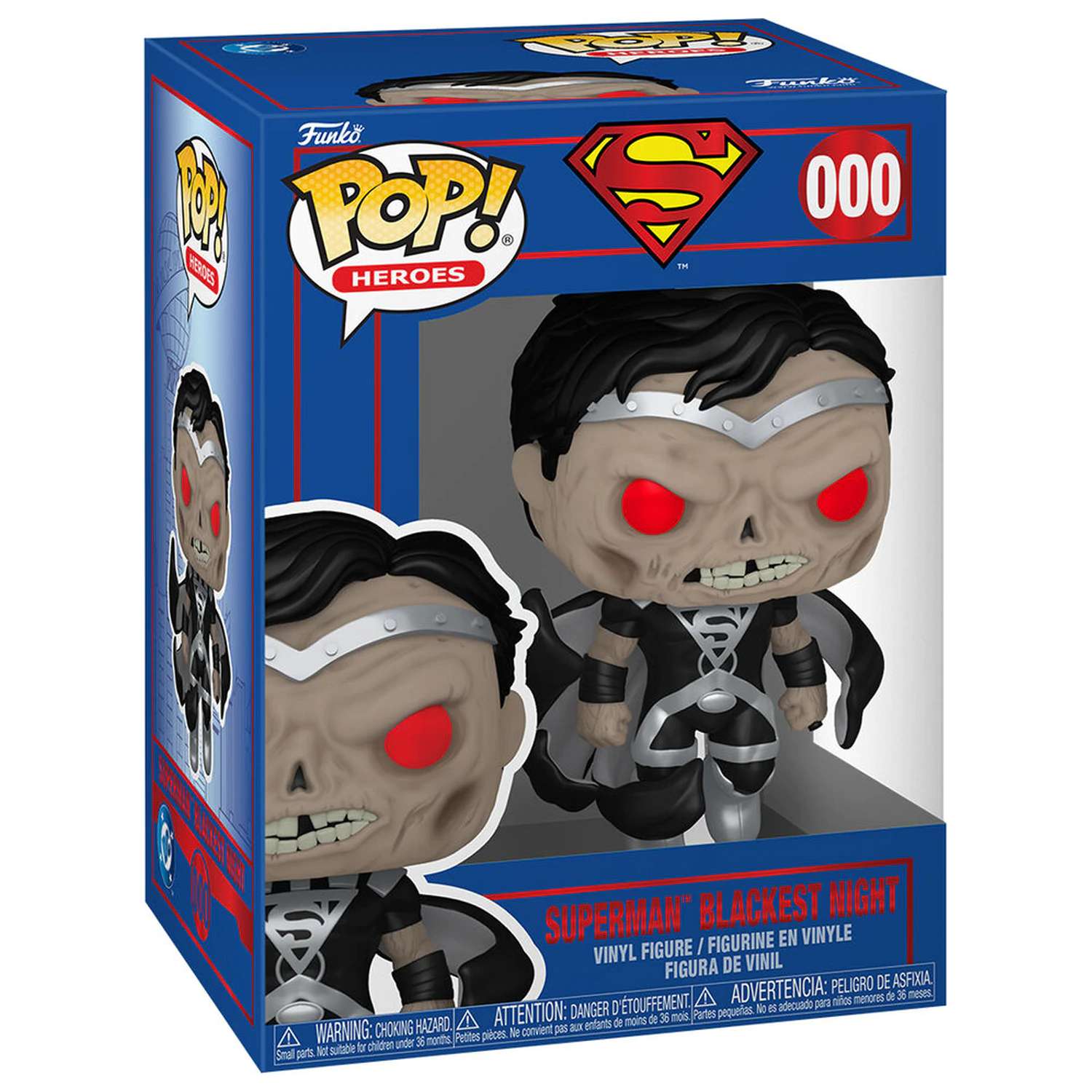 Funko POP figúrka DC Comics Superman - Superman Blackest Night produktová fotografia