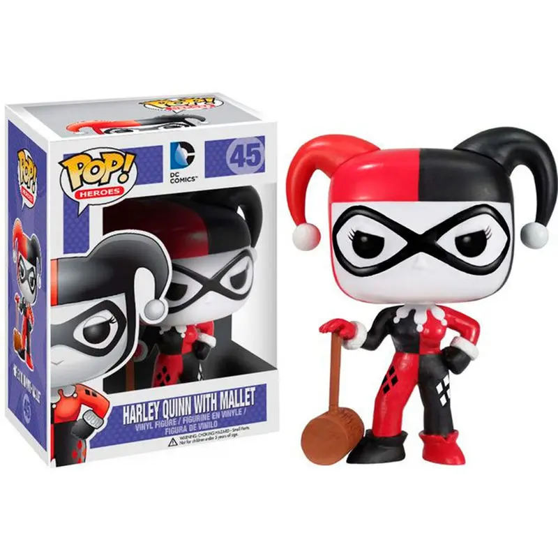 DC Comics POP! Vinylová figúrka Harley Quinn & Mallet 9 cm termékfotó