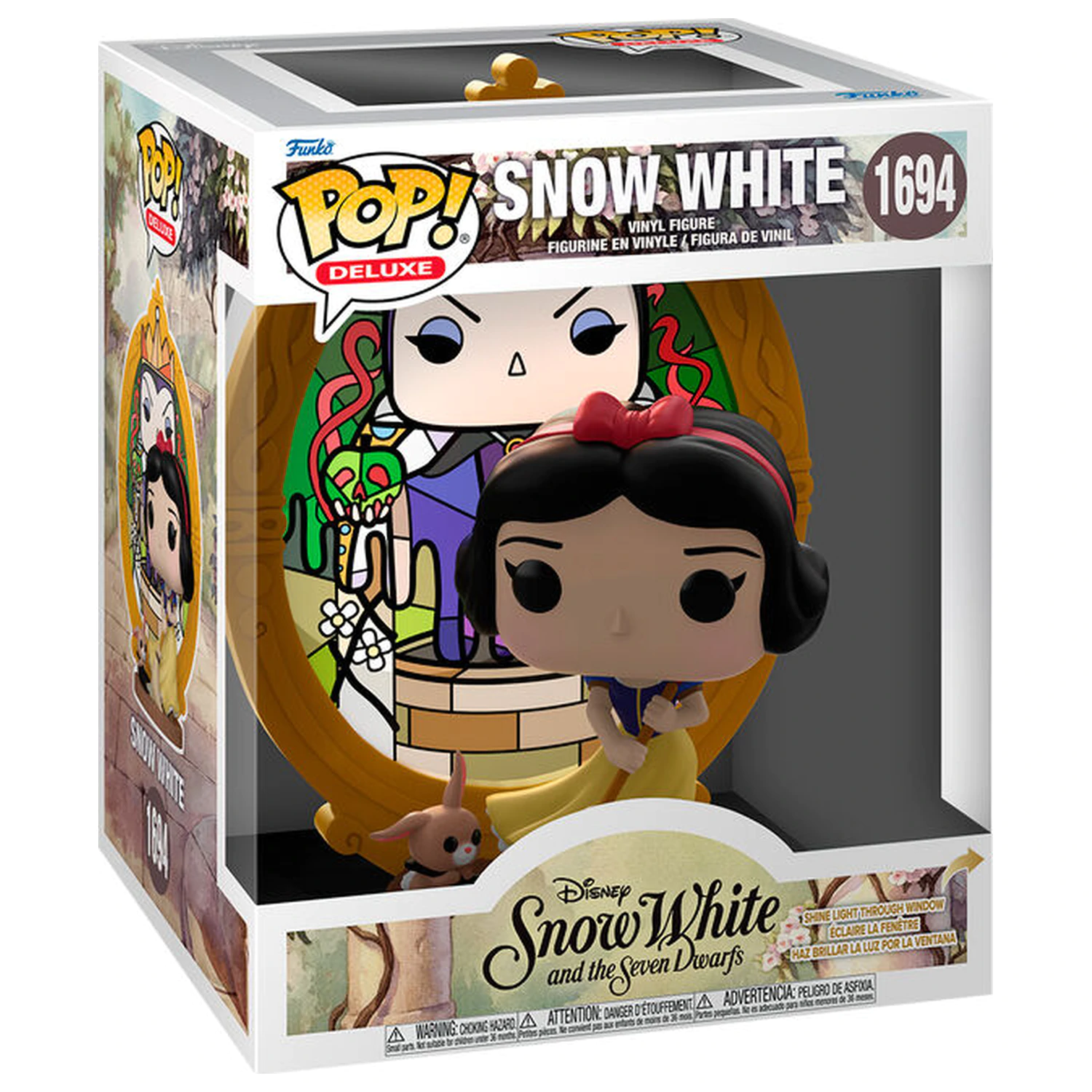 Funko POP figúrka Deluxe Disney Snow White - Snow White Evil Queen Stained Glass produktová fotografia