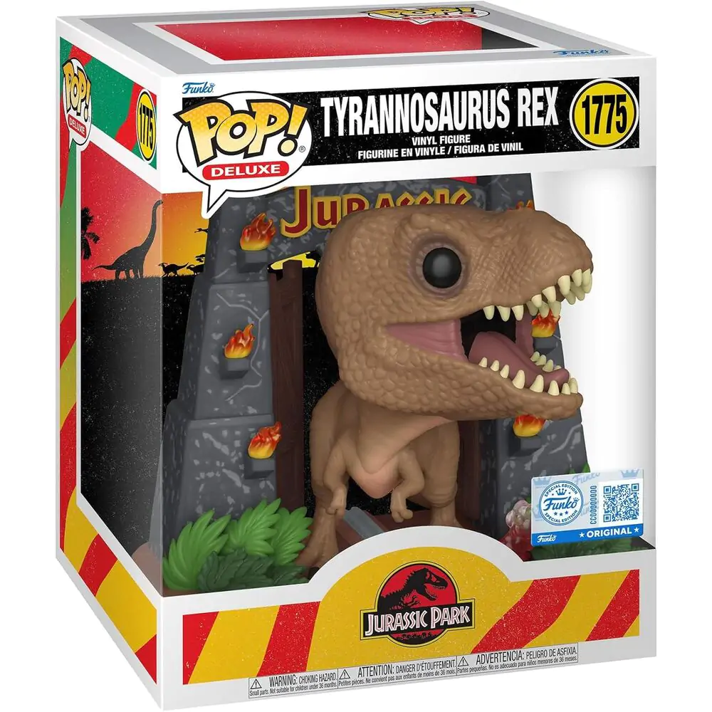 Funko POP figúrka Deluxe Jurassic Park Tyrannosaurus Rex Exclusive produktová fotografia