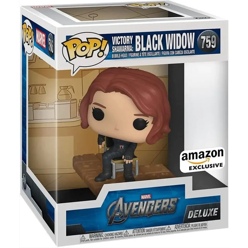 POP figúrka Deluxe Marvel Avengers Black Widow Exclusive termékfotó