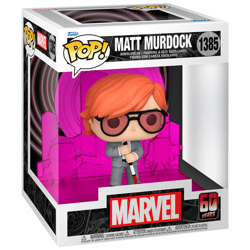 Daredevil 60th Anniversary Funko POP! Deluxe Vinyl Figúrka Matt Murdock w/ Radar 13 cm termékfotó