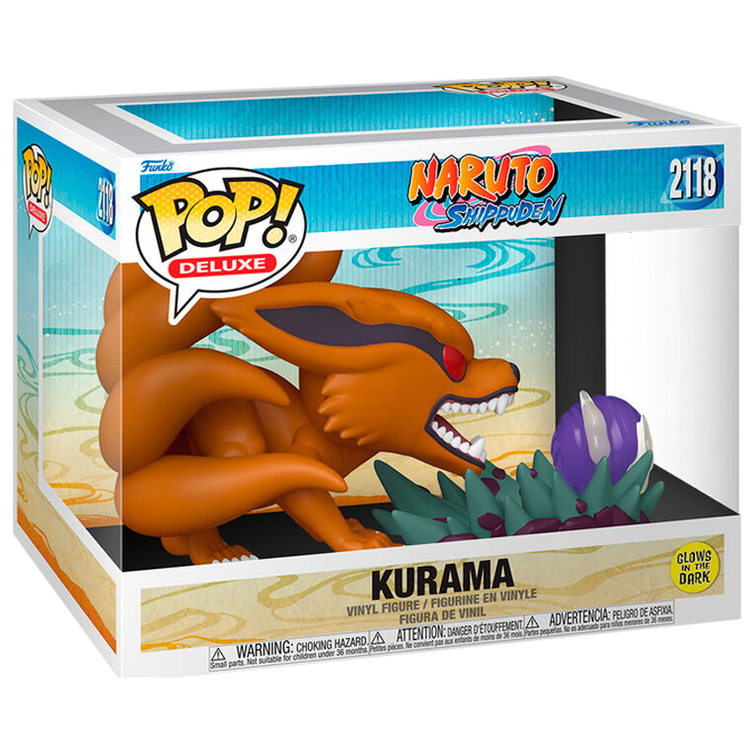 Funko POP figúrka Deluxe Naruto Shippuden Kurama produktová fotografia