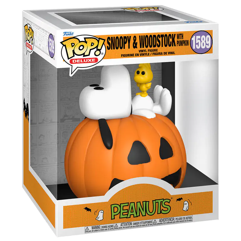 Funko POP figúrka Deluxe Peanuts Snoopy & Woodstock tekvicával termékfotó