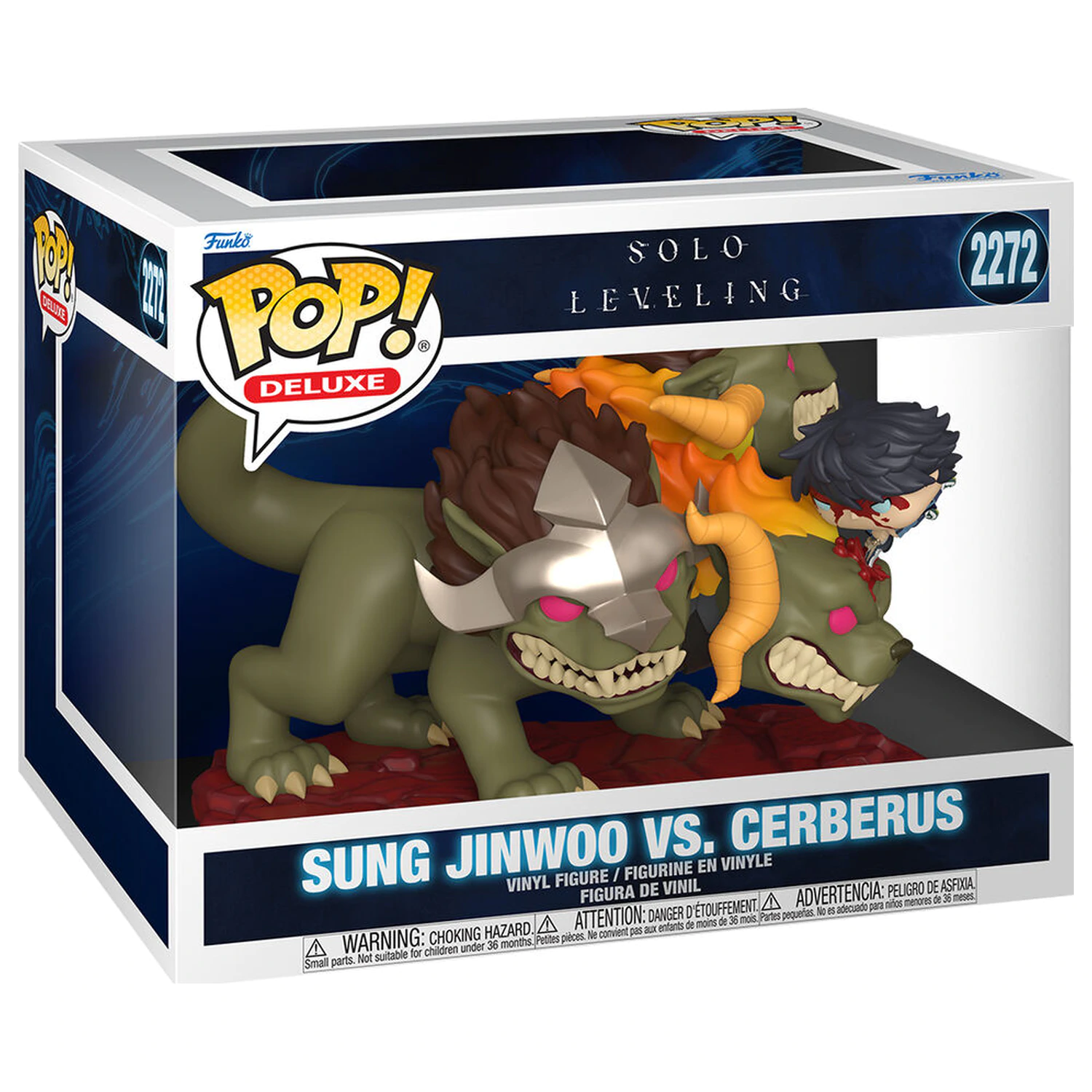 Funko POP figúrka Deluxe Solo Leveling Sung Jinwoo vs. Cerberus produktová fotografia