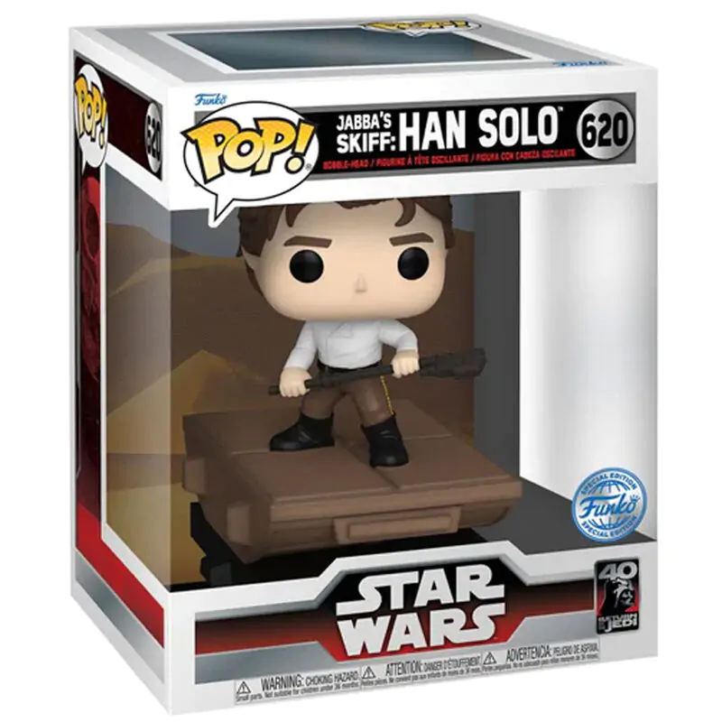 POP Deluxe figúrka Star Wars Jabba Skiff Han Solo Exclusive termékfotó