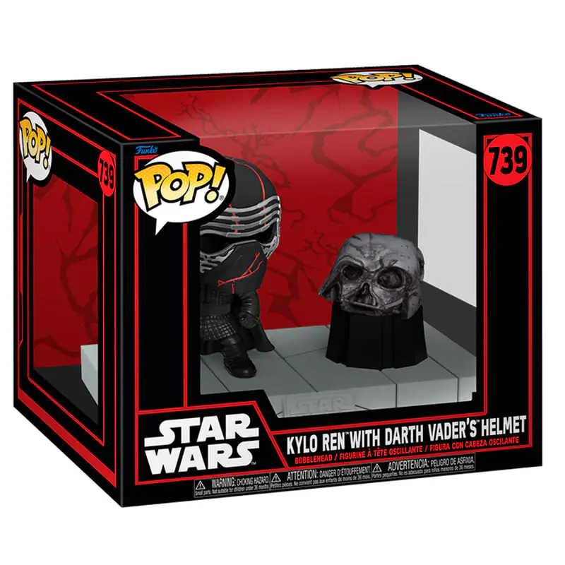 Funko POP figurka Deluxe Star Wars Kylo Rena s helmou Darth Vadera termékfotó