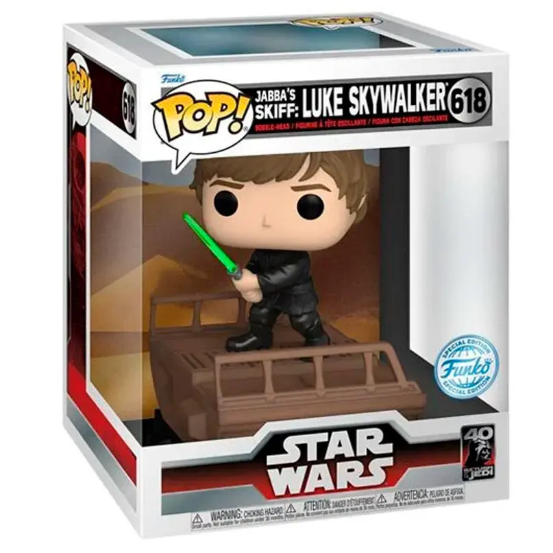 POP figúrka Deluxe Star Wars Luke Skywalker Exclusive produktová fotografia