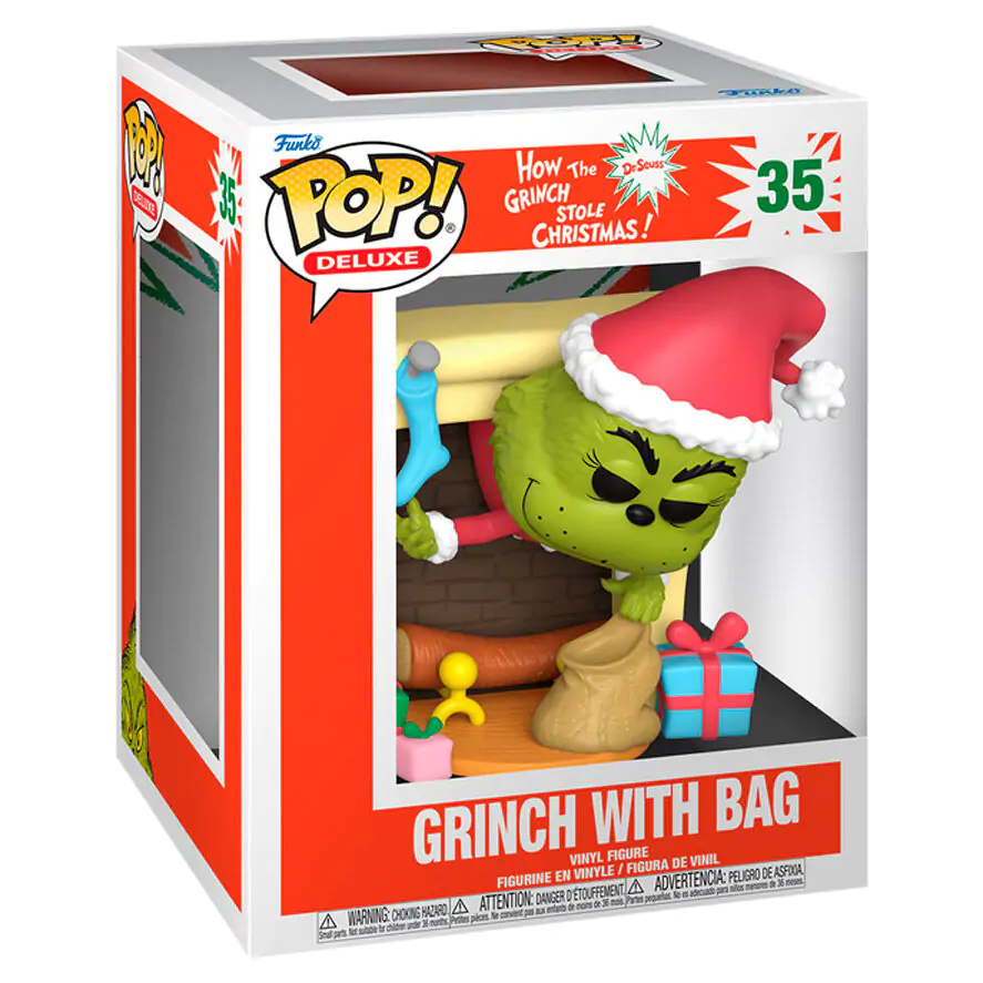 Funko POP figúrka Deluxe The Grinch with Bag termékfotó