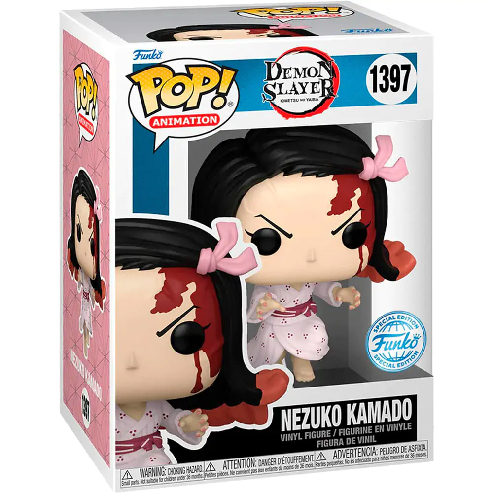 Funko POP figúrka Demon Slayer Kimetsu no Yaiba Nezuko Kamado exkluzívne termékfotó