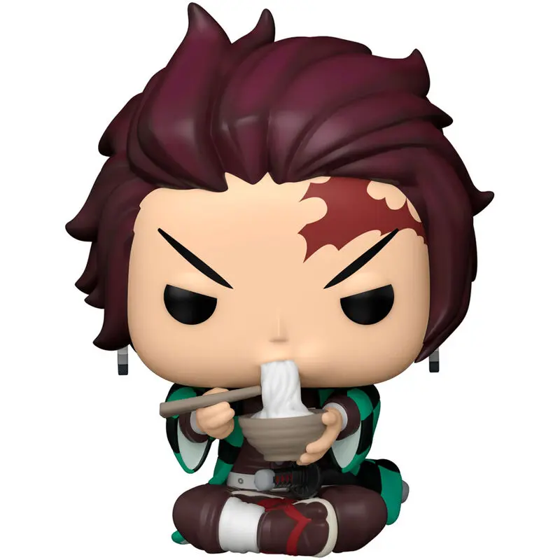 Demon Slayer POP! Animation Vinyl Figúrka Tanjiro w/Noodles 9 cm termékfotó