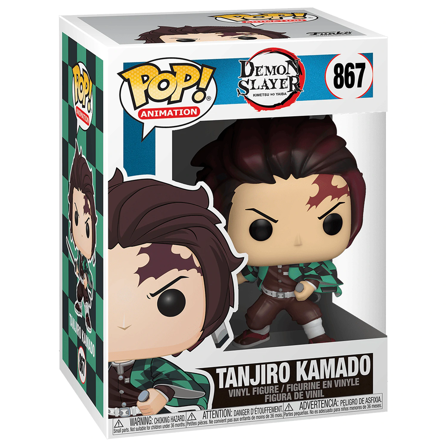 Demon Slayer POP! Animation Vinylová figúrka Tanjiro Kamado 9 cm produktová fotografia