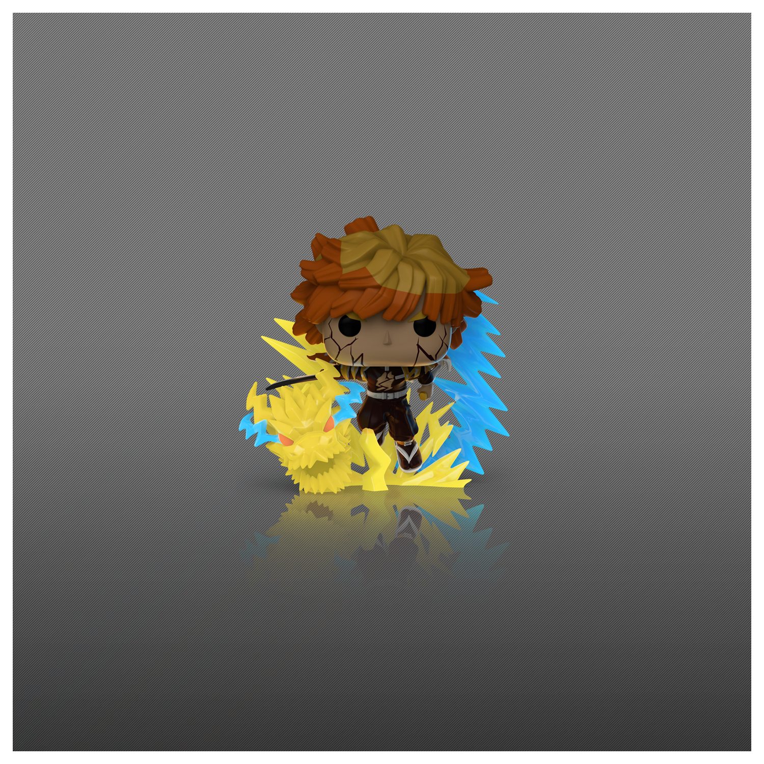Funko POP figúrka Premium Demon Slayer Zenitsu Agatsuma Glow Chase produktová fotografia