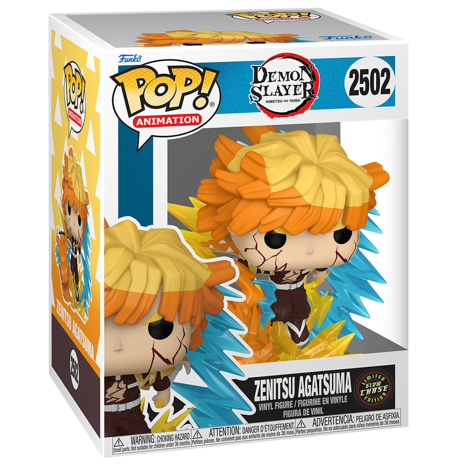 Funko POP figúrka Premium Demon Slayer Zenitsu Agatsuma Glow Chase produktová fotografia