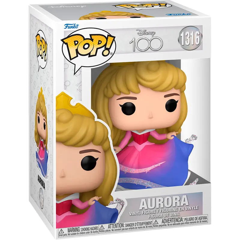 Disney's 100 th Anniversary POP! Disney Vinyl figúrka Aurora 9 cm termékfotó