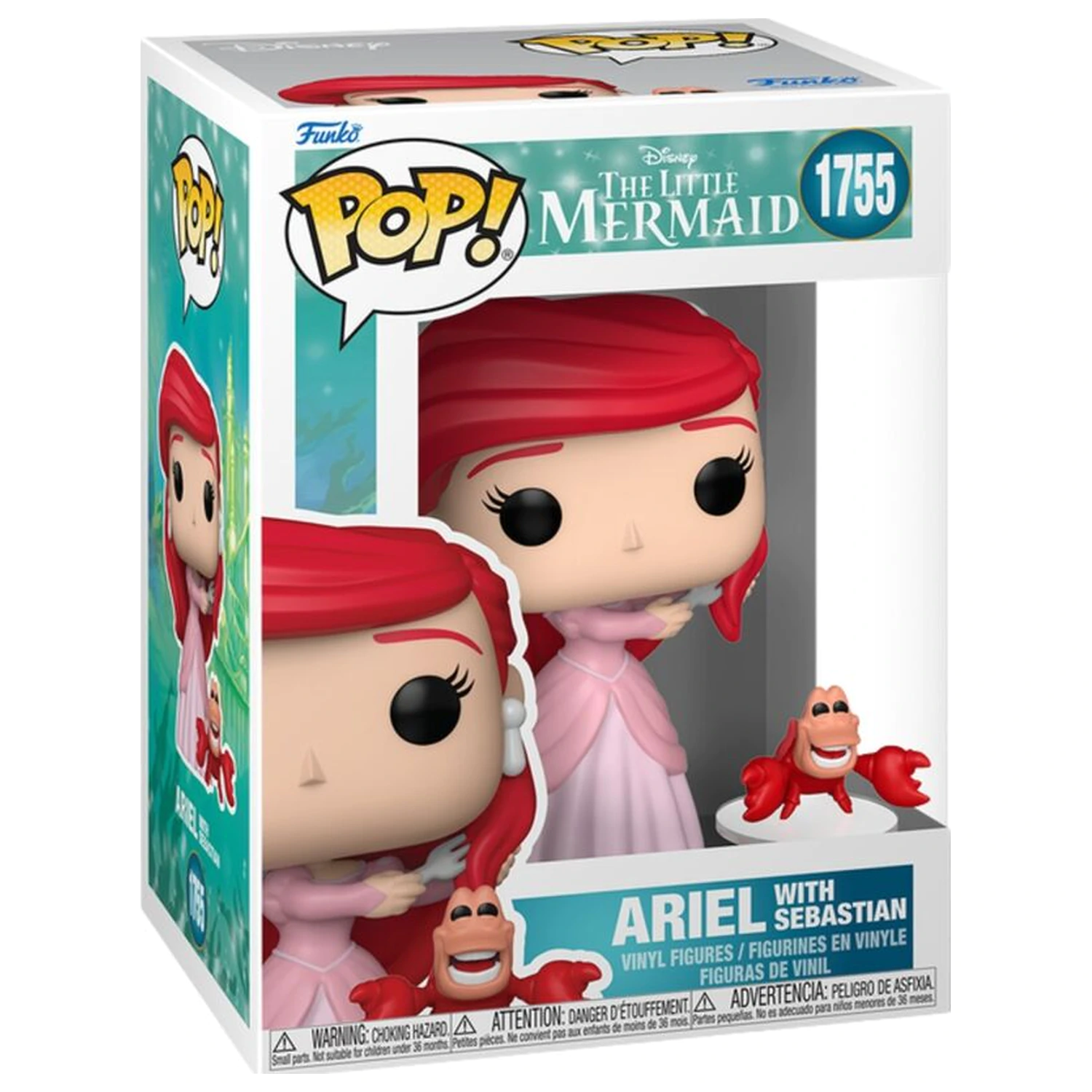 Funko POP figúrka Disney Buddy Ariel with Sebastian produktová fotografia