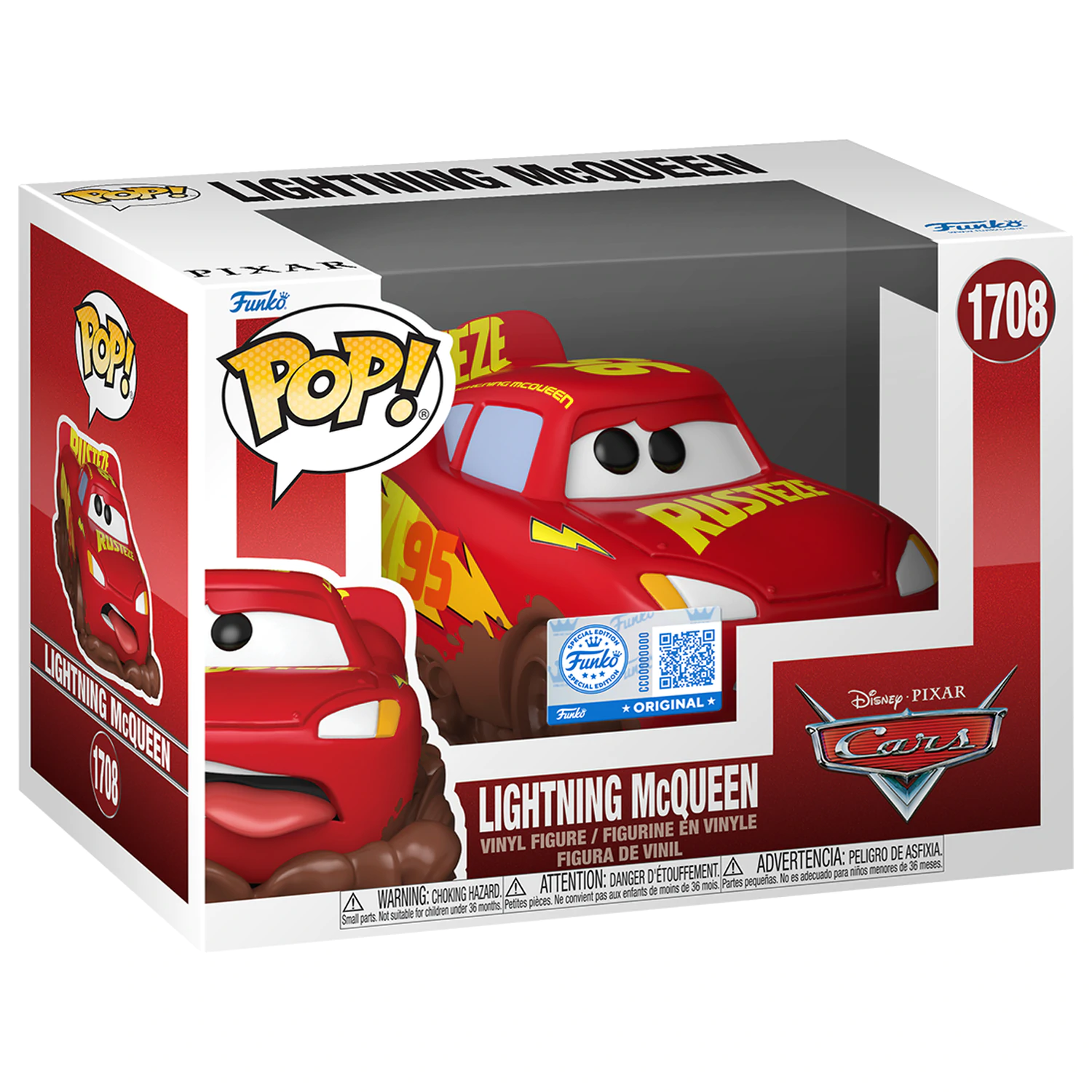 Funko POP figúrka Disney Cars Lightning McQueen produktová fotografia
