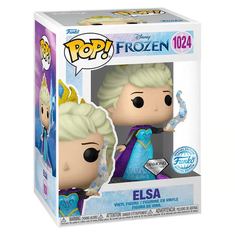 Disney: Ultimate Princess POP! Vinilová figúrka Elsa (Frozen) (DGLT) 9 cm termékfotó