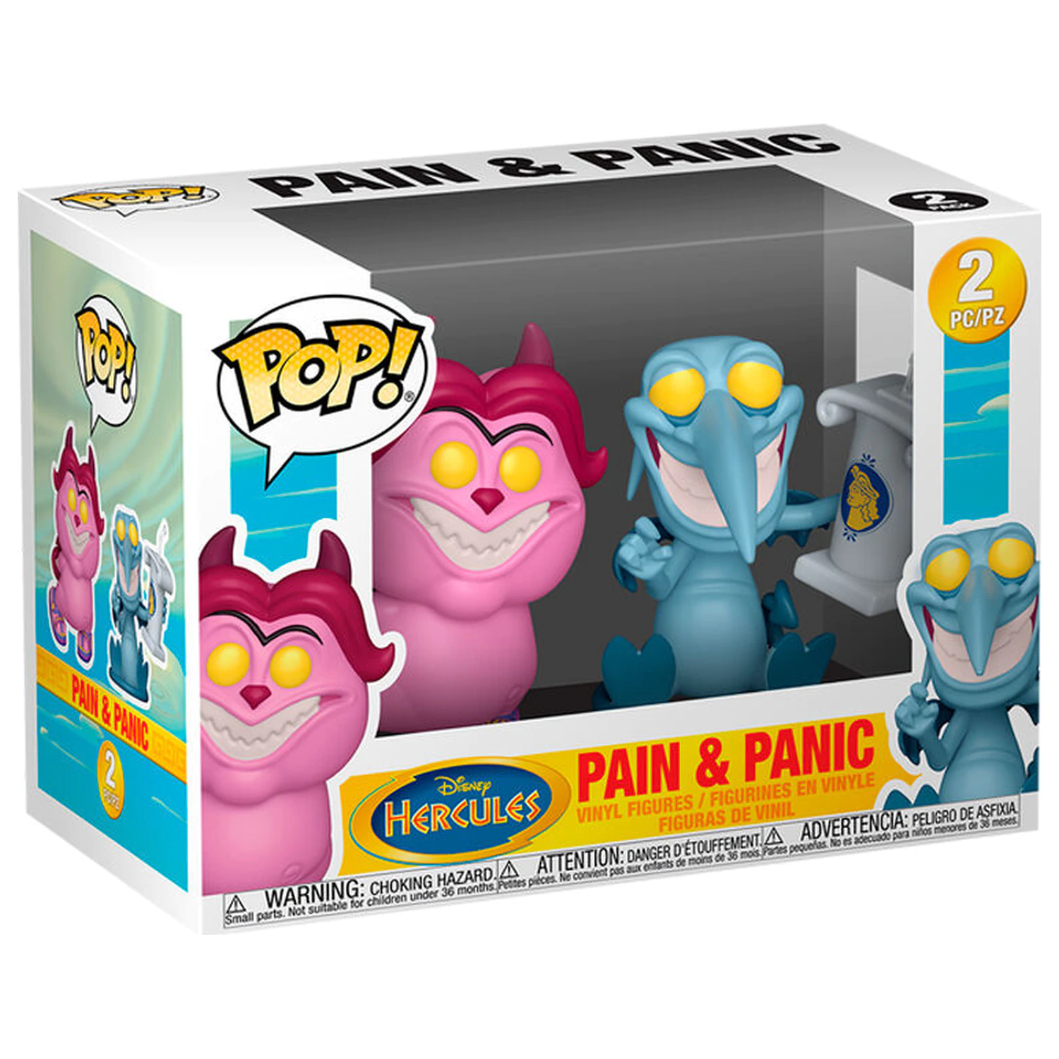 Funko POP figúrka Disney Hercules balenie 2 figúrok Pain & Panic produktová fotografia