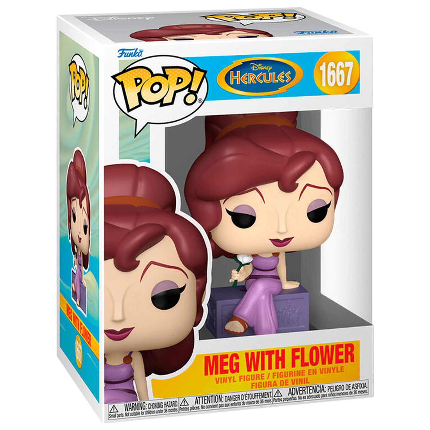 Funko POP figúrka Disney Hercules Meg s kvetinou produktová fotografia