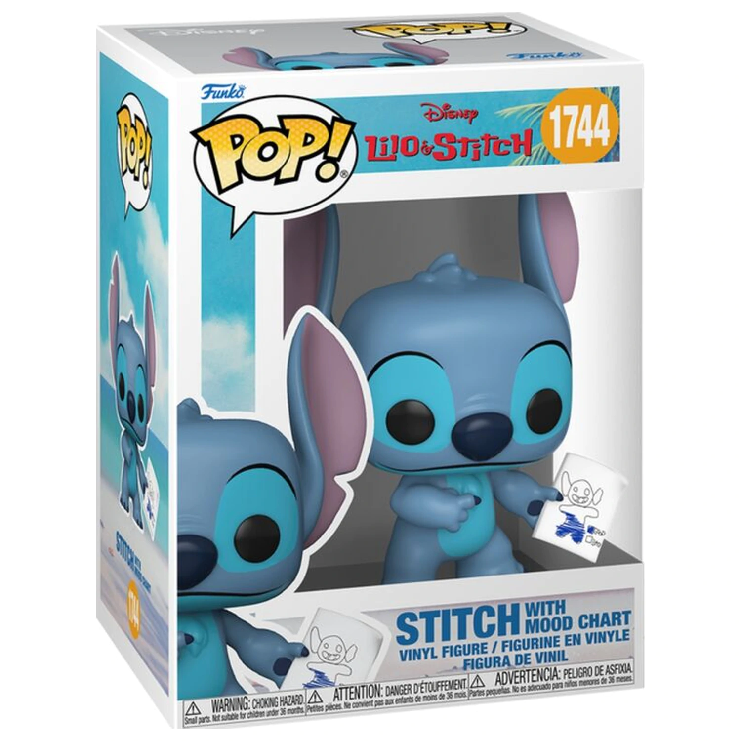 Funko POP figúrka Disney Lilo & Stitch - Stitch s tabuľkou nálad produktová fotografia