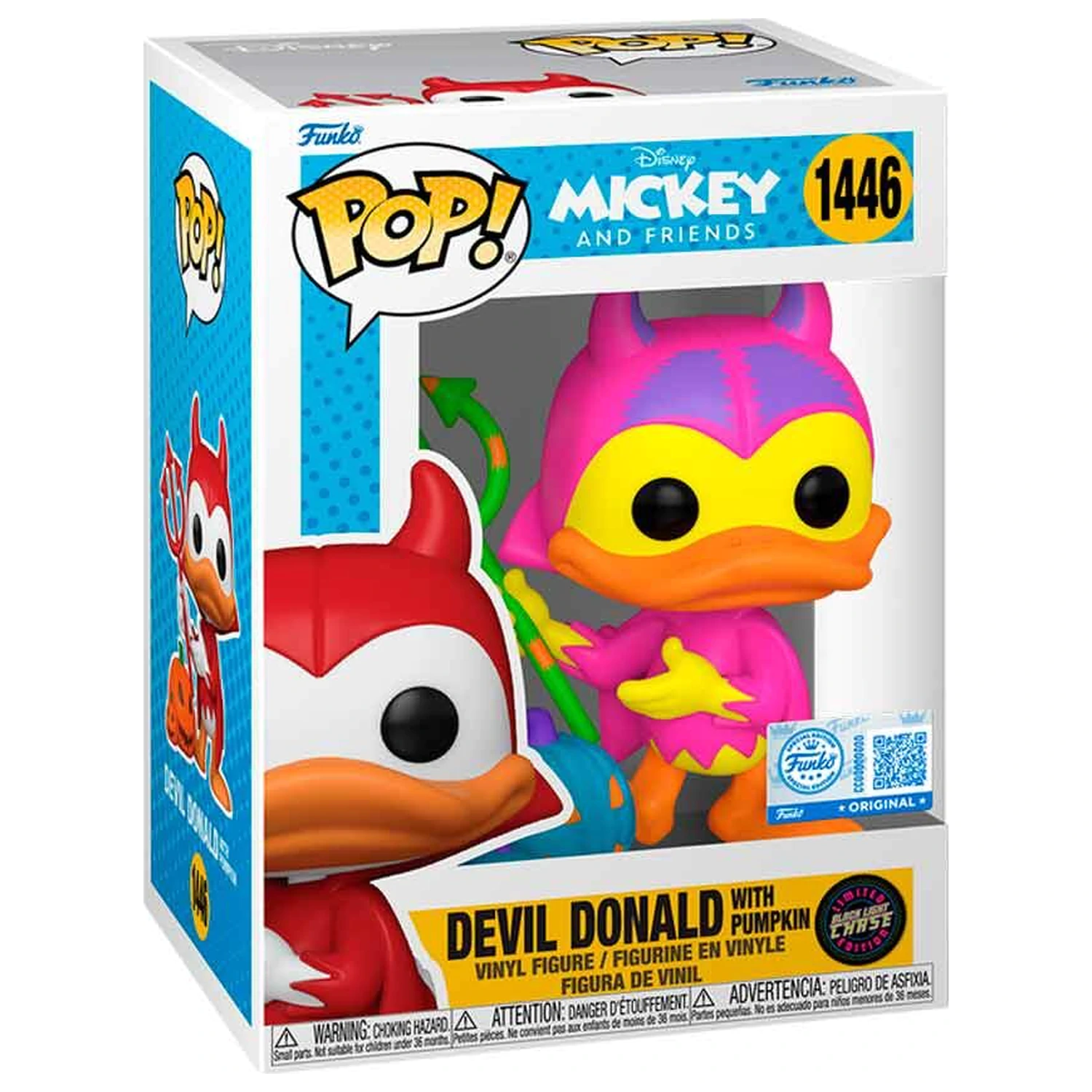 Funko POP figúrka Disney Mickey and Friends Devil Donald s Pumpkin Chase Exclusive produktová fotografia