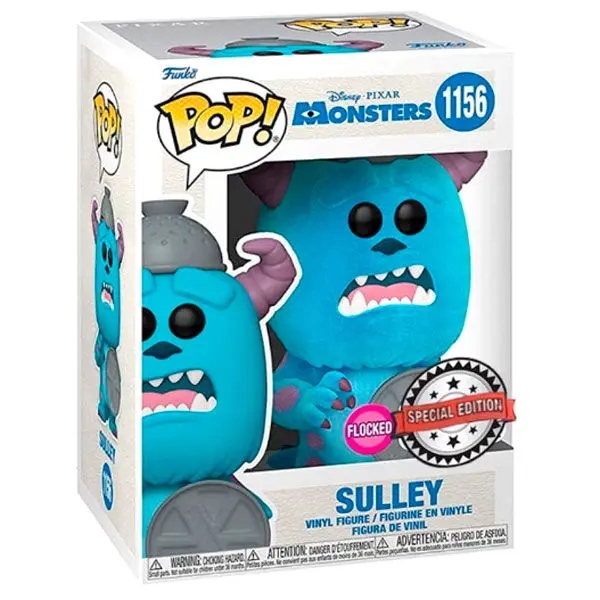 Monsters, Inc. 20th Anniversary POP! Disney Vinyl Figúrka Sulley s Lid (Flocked) 9 cm produktová fotografia