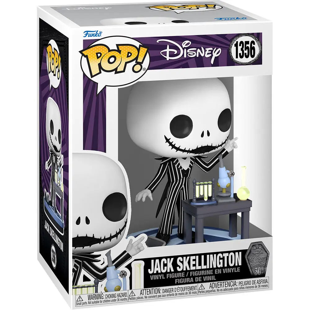 Nightmare before Christmas 30th POP! Disney Vinyl Figúrka Jack (labda) 9 cm termékfotó