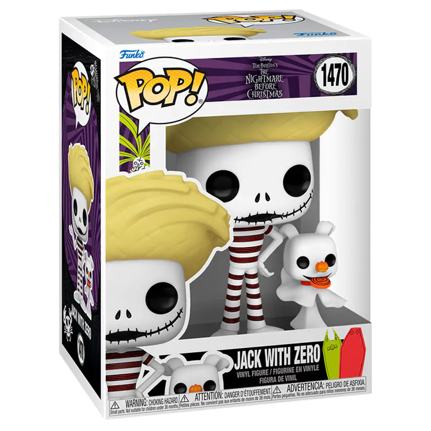 Funko POP figúrka Disney Nightmare Before Christmas Jack with Zero produktová fotografia