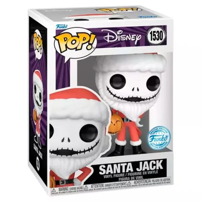 Funko POP figúrka Disney Nightmare Before Christmas Santa Jack Exkluzív termékfotó