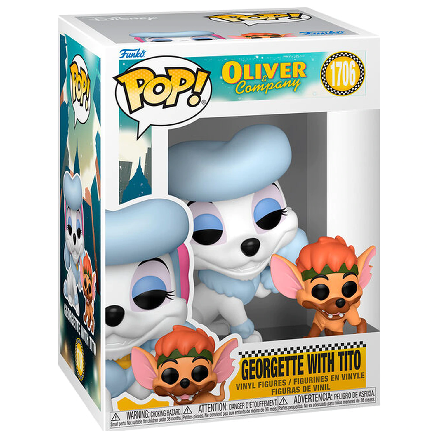 Funko POP figúrka Disney Oliver & Company Georgette s Titom produktová fotografia