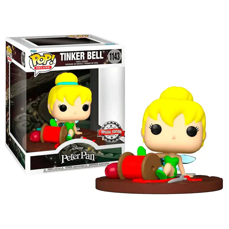 POP! Deluxe Vinyl Figurína Tinker Bell on Spool 9 cm termékfotó