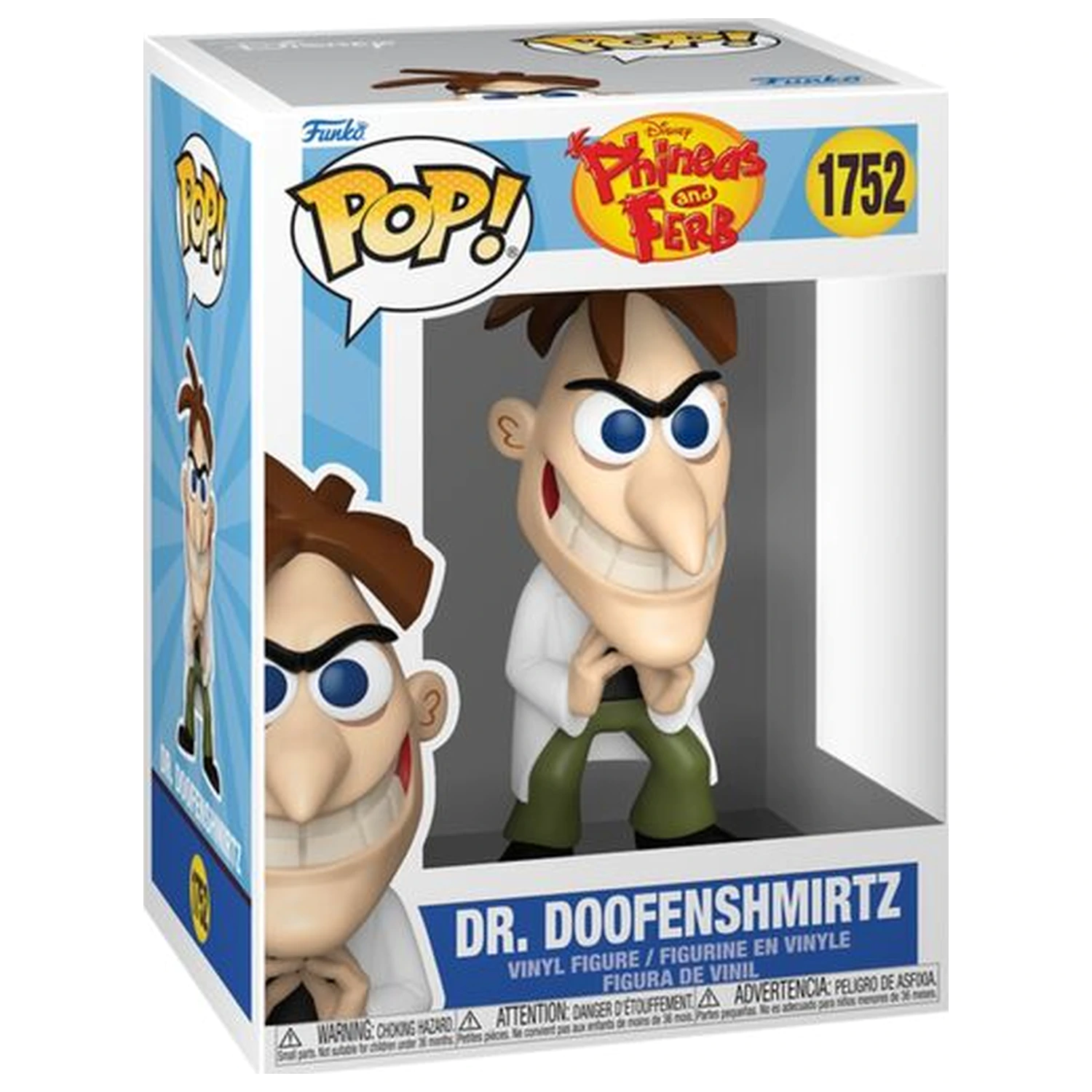 Funko POP figúrka Disney Phineas And Ferb Dr. Doofenshmirtz produktová fotografia