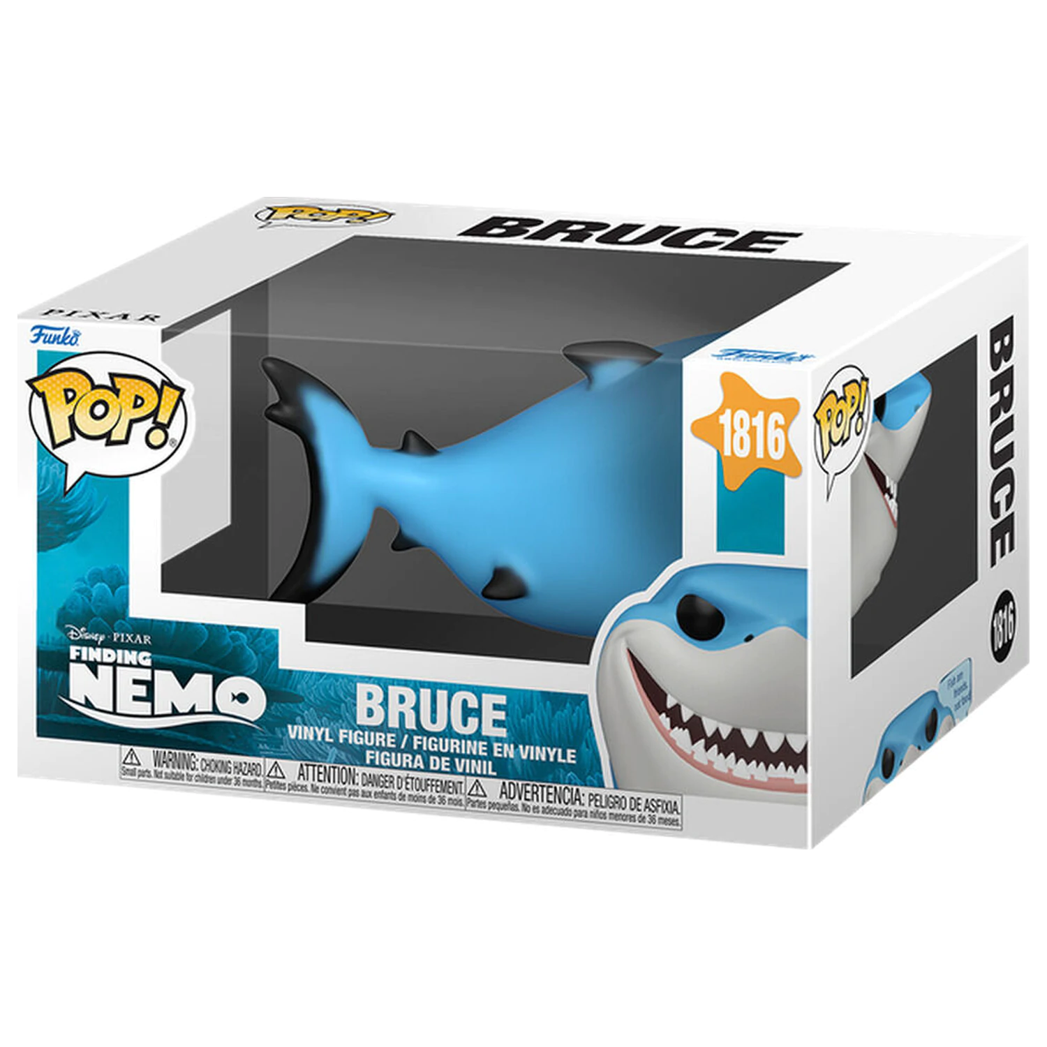 Funko POP figúrka Disney Pixar Hľadá sa Nemo Bruce Fish are Friends produktová fotografia