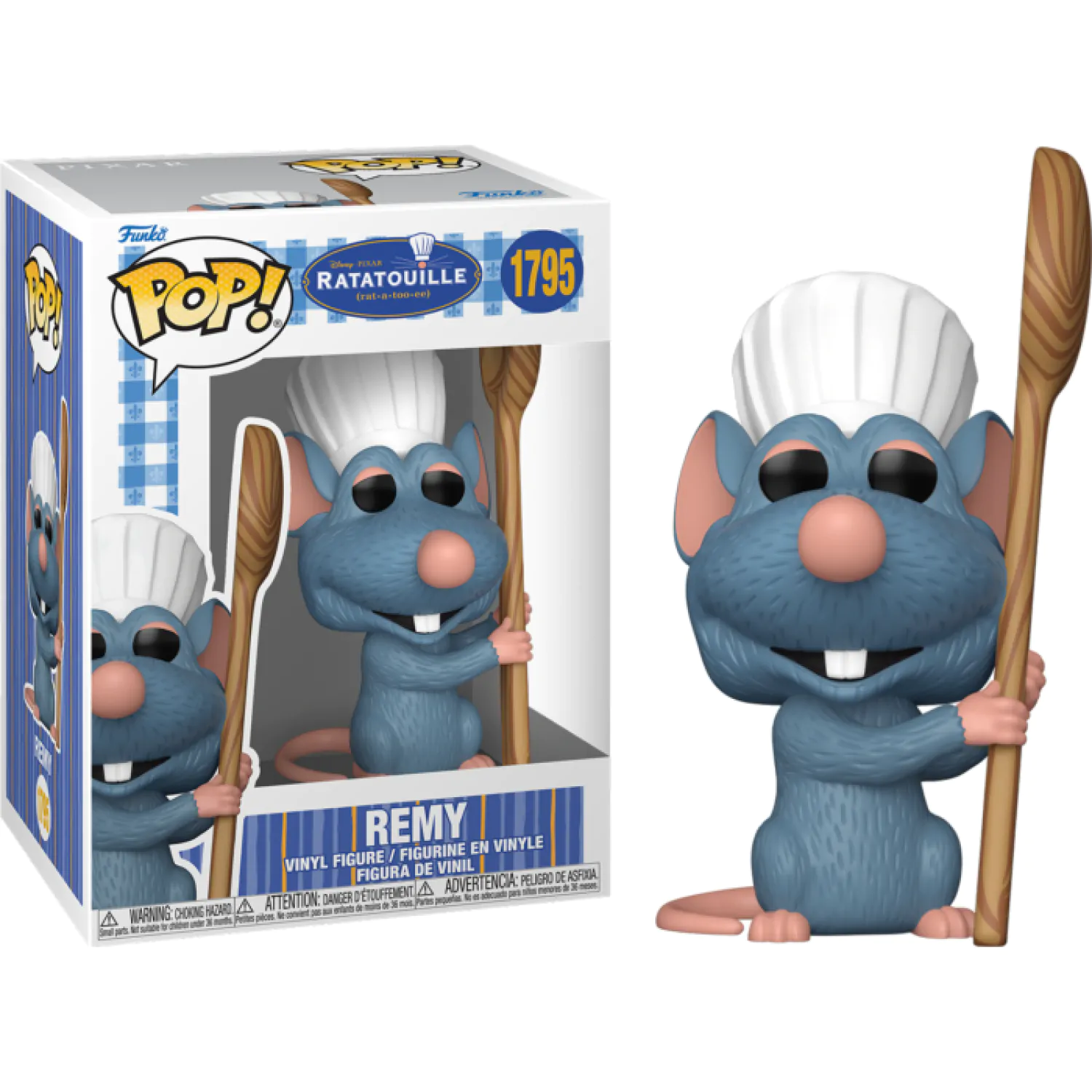 Funko POP figúrka Disney Pixar Ratatouille Remy s kuchynskou lyžicou produktová fotografia