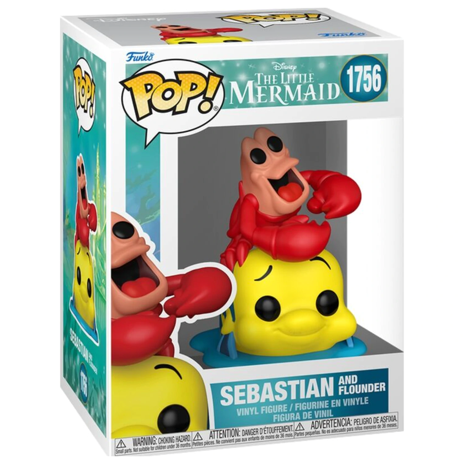 Funko POP figúrka Disney Sebastian and Flounder produktová fotografia