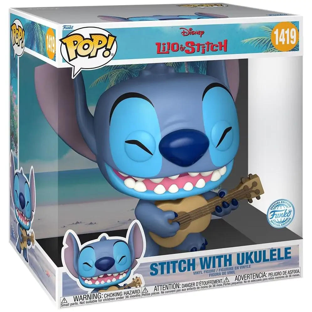 POP figúrka Disney Stitch ukulele 25 cm termékfotó