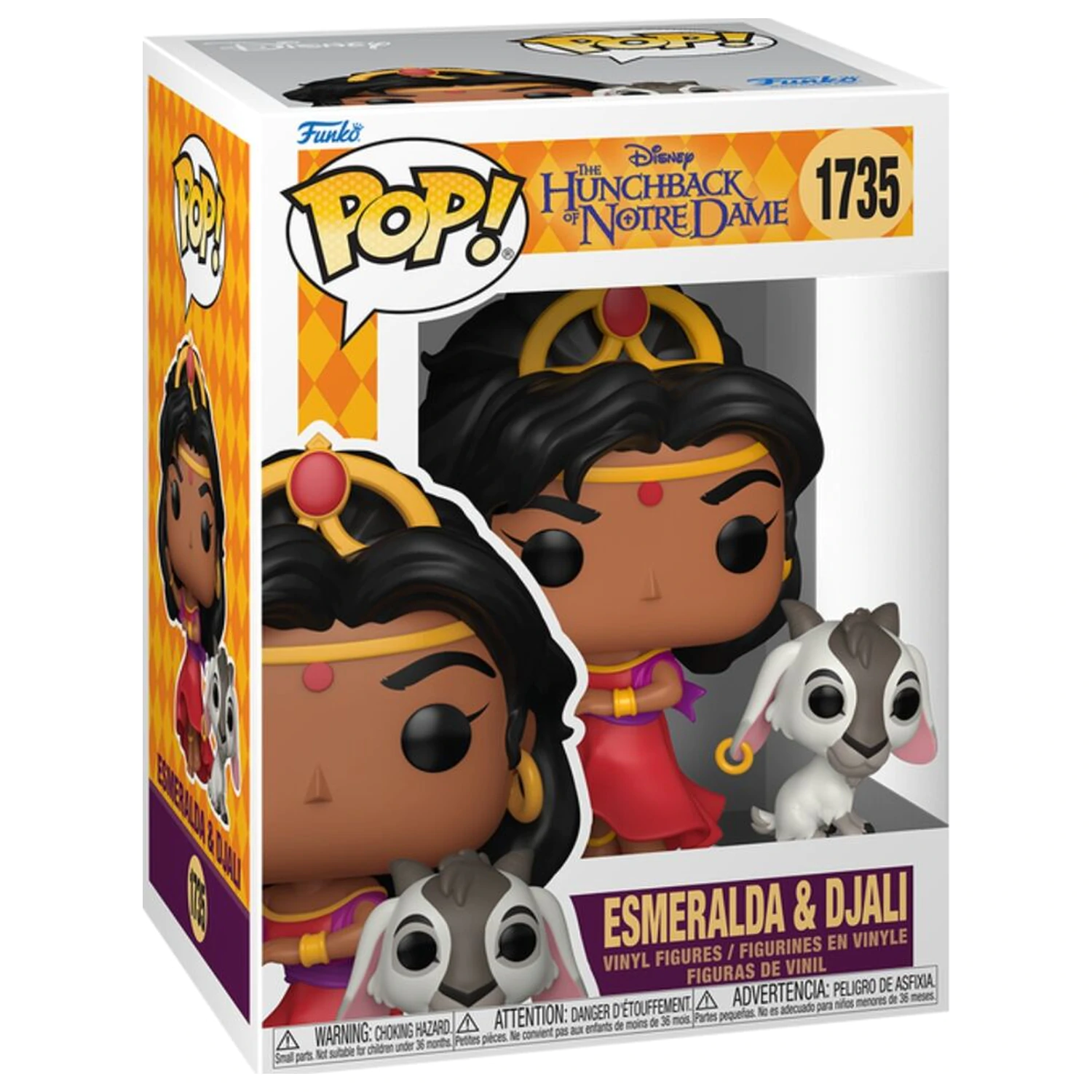 Funko POP figúrka Disney the Hunchback of Notre Dame Esmeralda & Djali produktová fotografia
