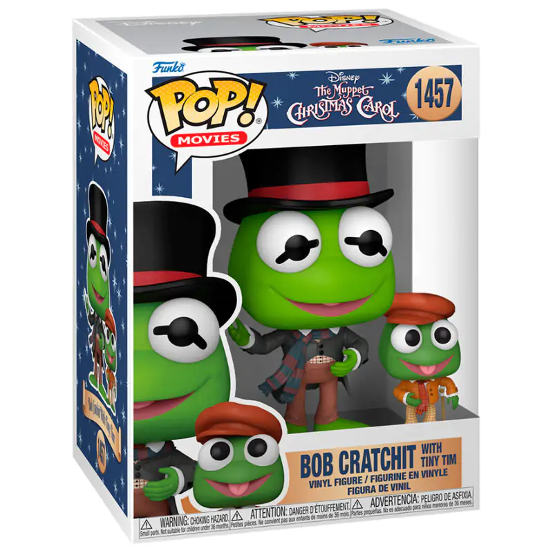 Figúrka POP Disney The Muppet Christmas Carol Bob Cratchit with Tiny Tim produktová fotografia