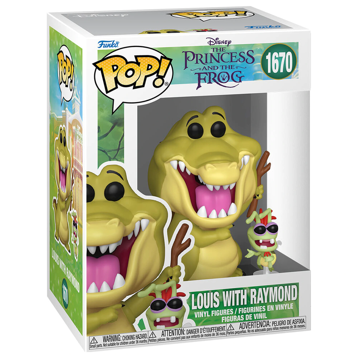 Funko POP figúrka Disney The Princess and the Frog Louis with Raymond produktová fotografia