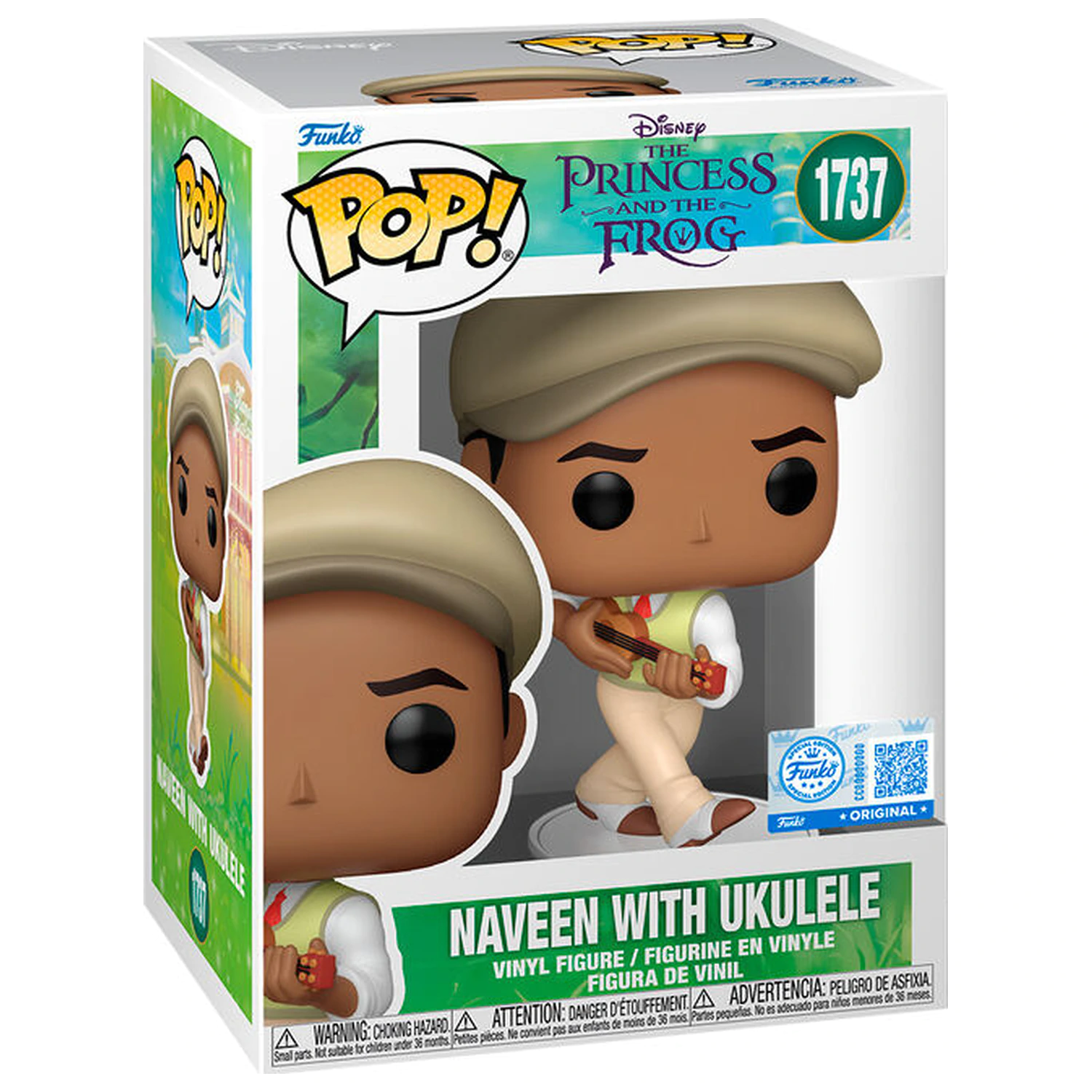Funko POP figúrka Disney The Princess and the Frog Naveen with Ukulele produktová fotografia
