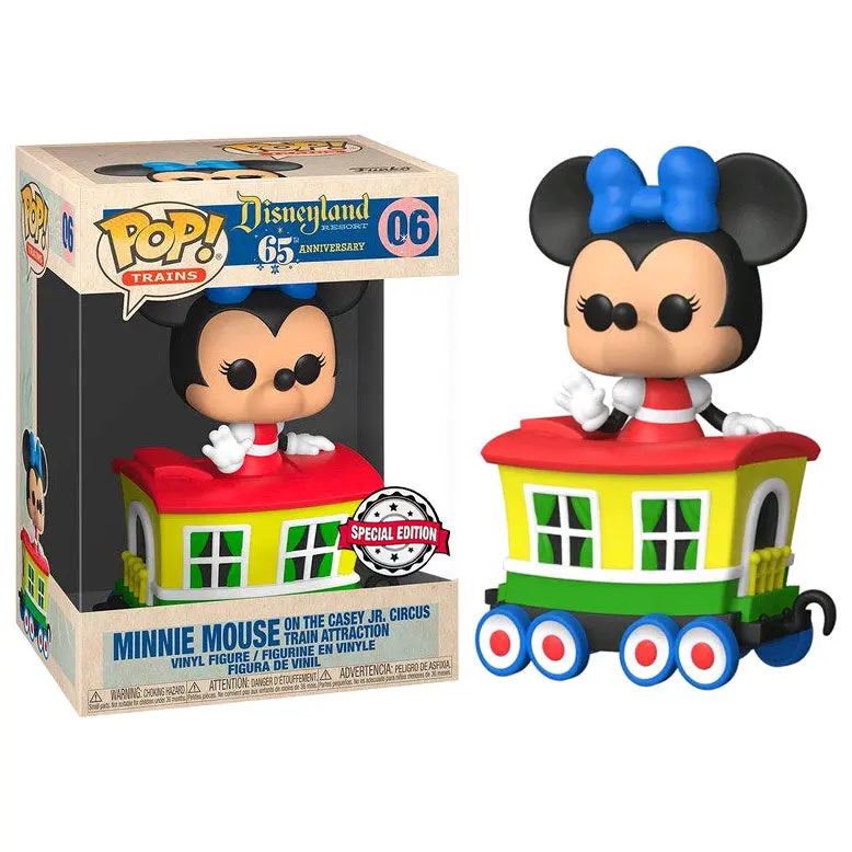 Disneyland Resort POP! Disney Train Cart Vinilová figúrka Minnie Mouse na Casey Jr. Circus Train atrakcia 9 cm termékfotó