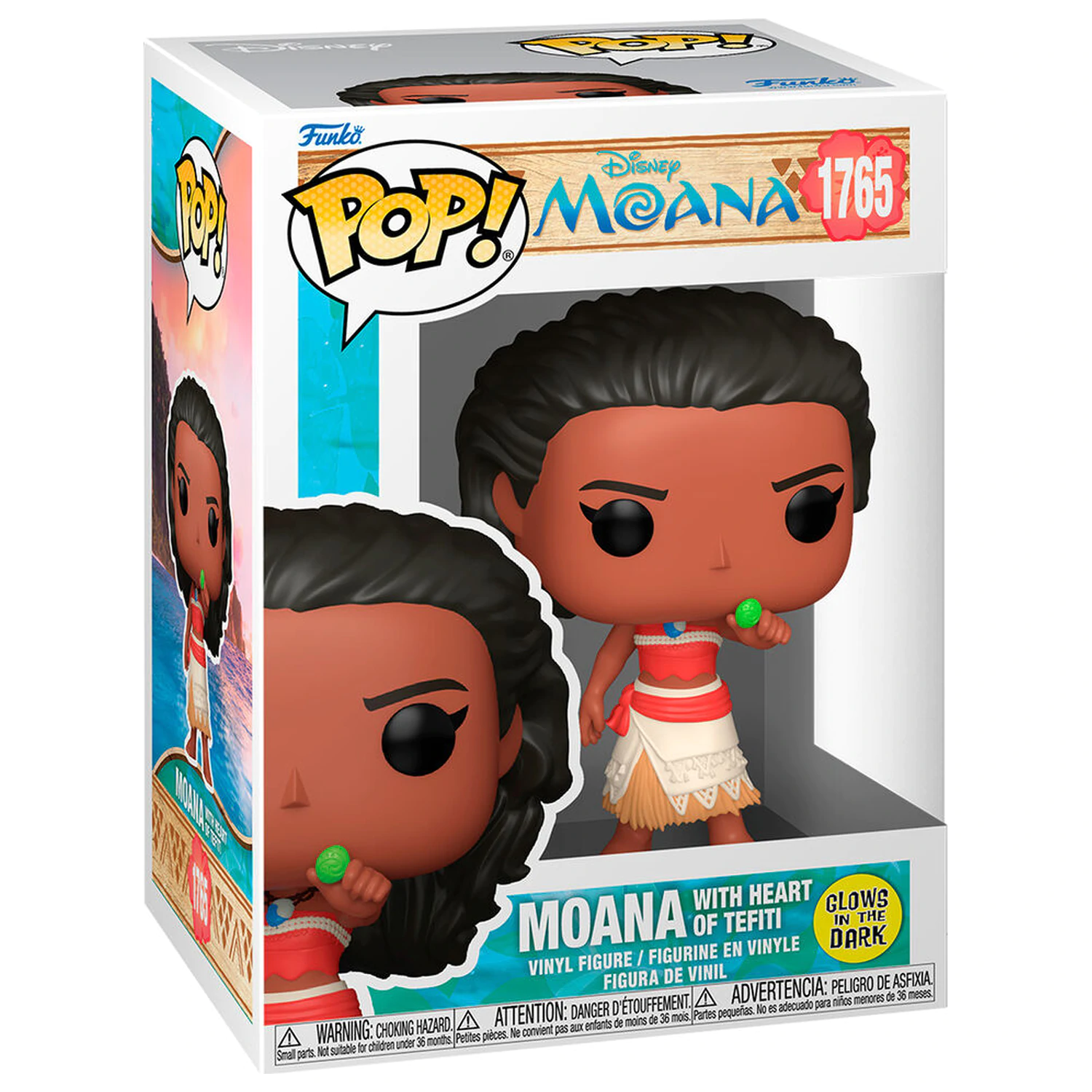 Funko POP figúrka Disney Vaiana Moana 3 Moana with Heart of Tefiti produktová fotografia